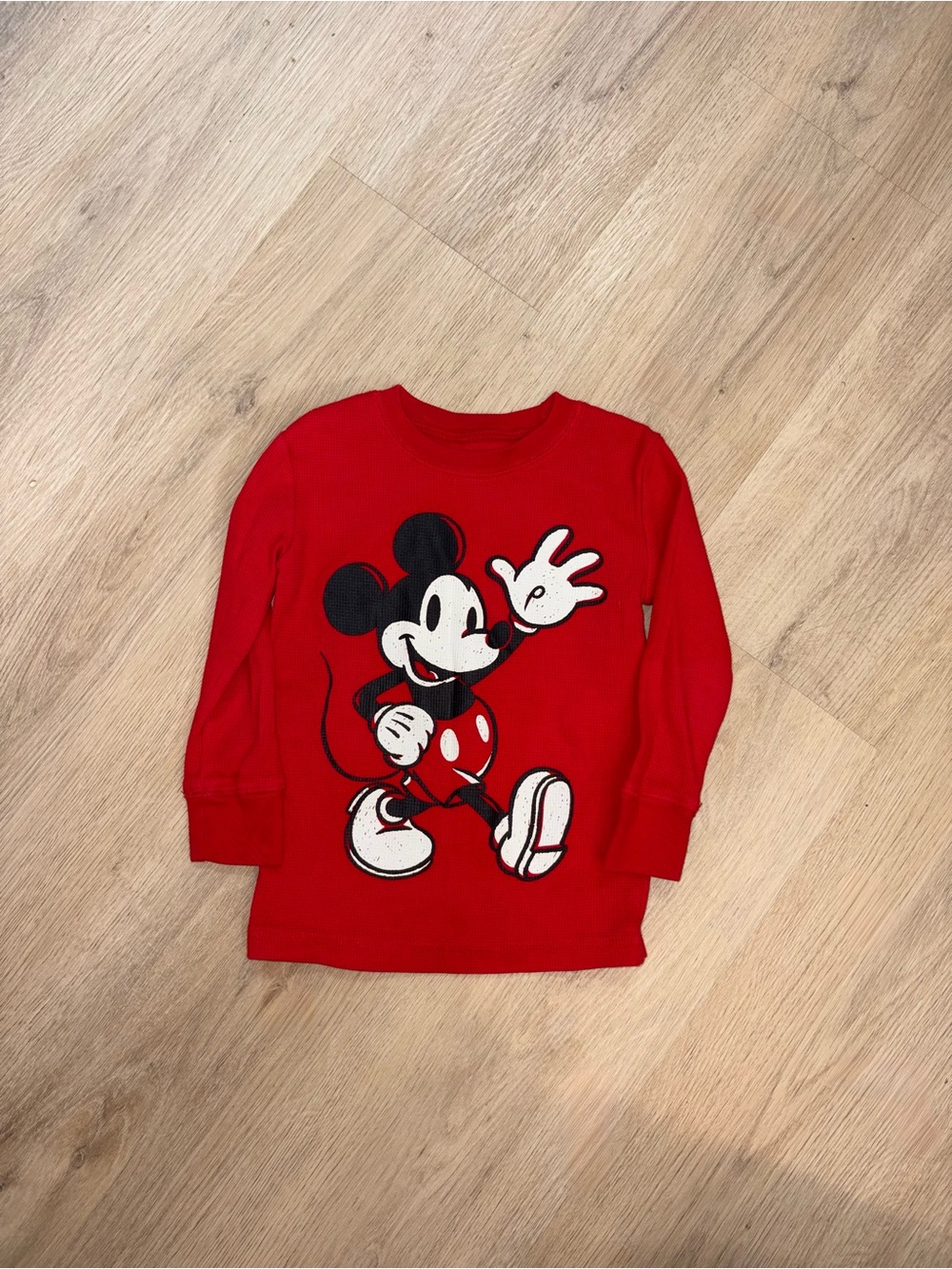 jumping beans Red Mickey Mouse Long-Sleeve Tee